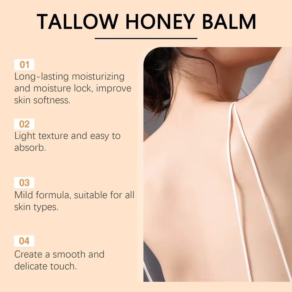 Tallow Honey Balm – Hydrate, Firm & Glow, Face & Body